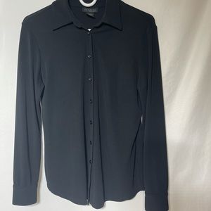 EXPRESS Beautiful Button Down Black Shirt Small